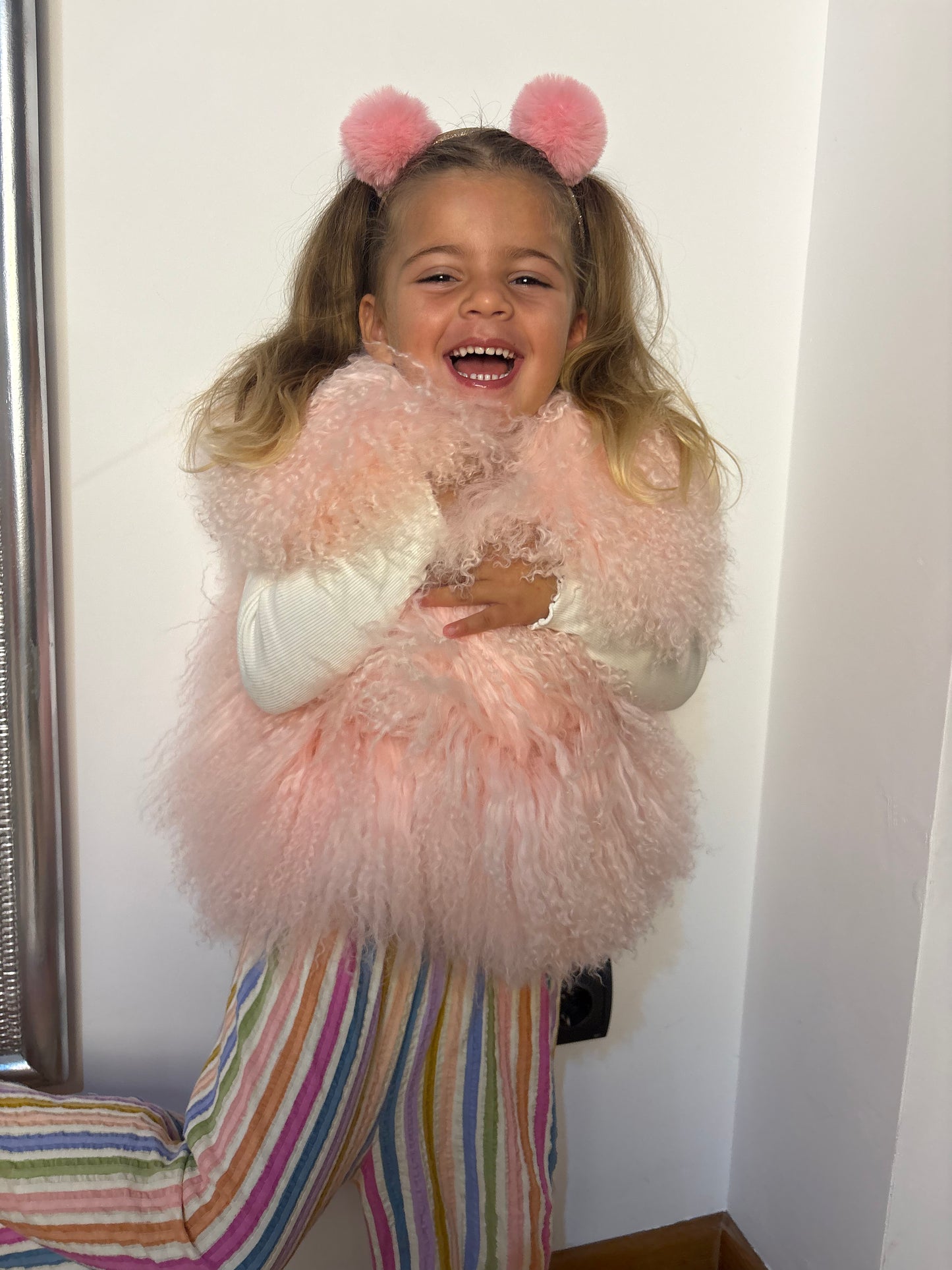 Tiny Tale Gilet Blush Pink
