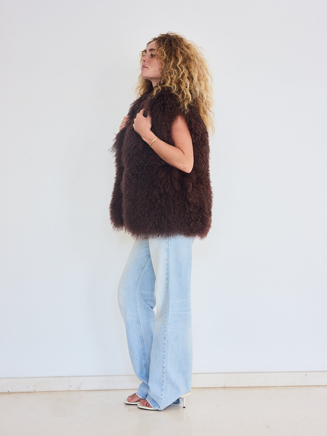 *Pre-Order*: The Mongolian Gilet - Chestnut